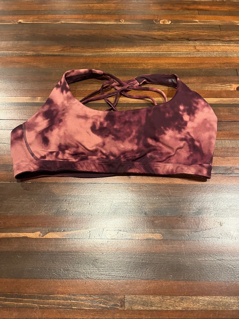 Victoria’s Secret Tie Dye Strappy Sports Bra Large
